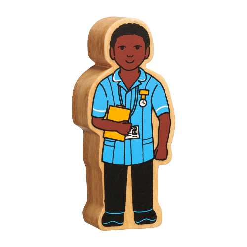 Natural Blue and Black Nurse