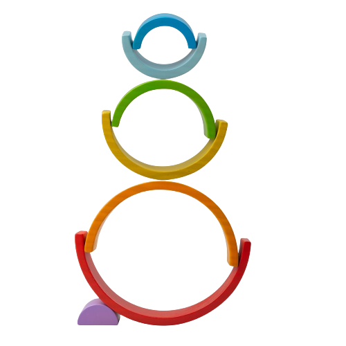 Wooden Stacking Rainbow - Small