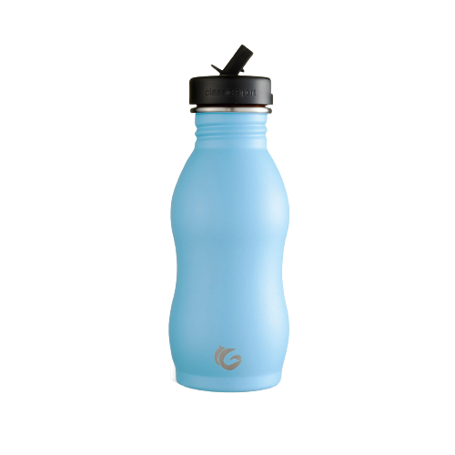 500ml Stainless Steel Curvy Bottle Hudson Blue