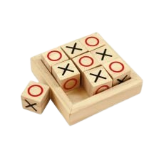 Wooden Mini Noughts and Crosses