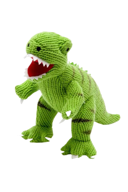 Knitted Green T-Rex