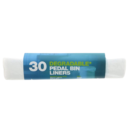 Degradable Pedal Bin Liners - 30x rolls