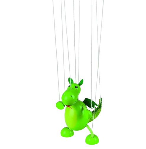 Dragon Marionette Puppet (sun bleached box)