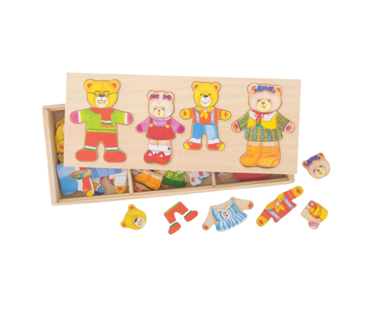 Dress Up Bear Family