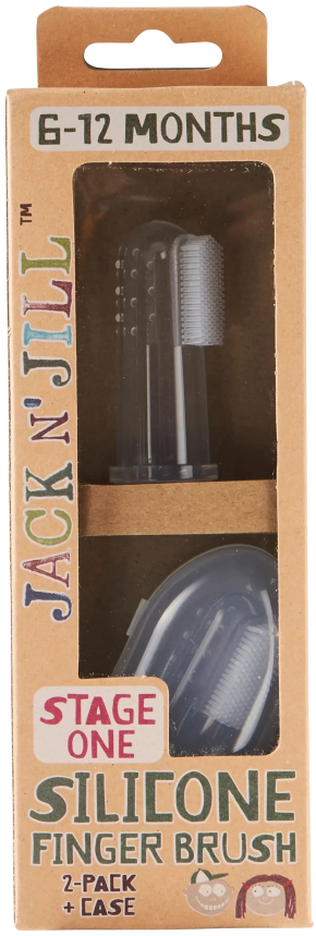 Jack N' Jill - Silicone Finger Brush - Stage 1