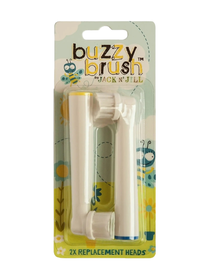Buzzy Brush Replacement Heads - 2 Pack