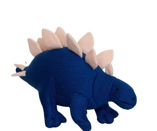 Knitted Blue Stegosaurus