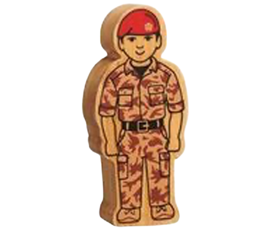 Natural Brown Army Officer