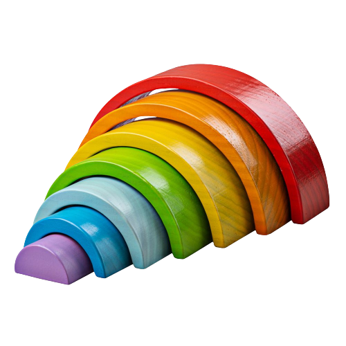 Wooden Stacking Rainbow - Small