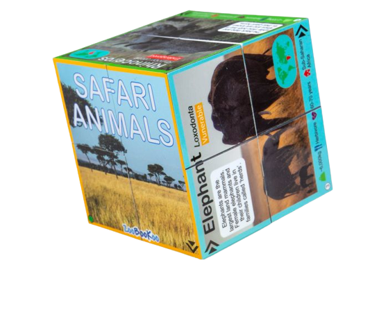 Safari Animals Cube Book