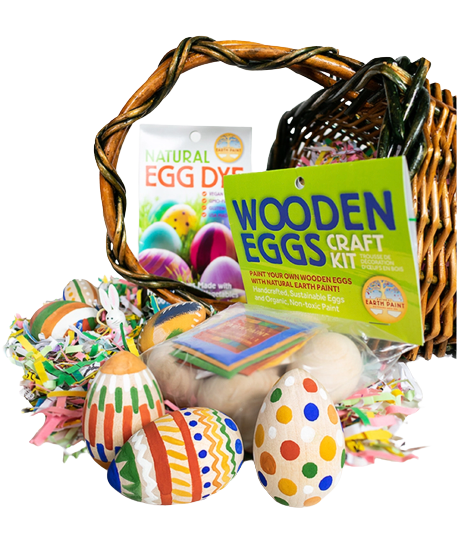 Natural Earth Wooden Eggs Craft Kit