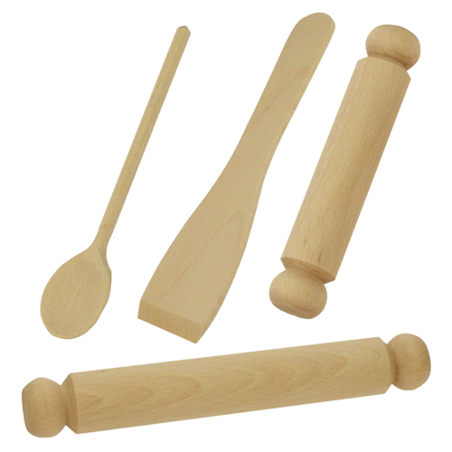 Loose Mini Wooden Kitchen Utensils