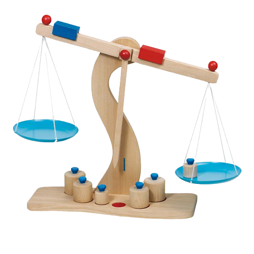 Wooden Weighing Scale