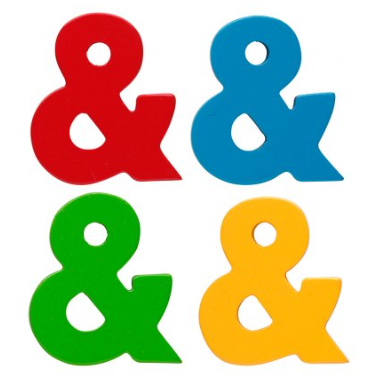 Animal Wooden Ampersand &