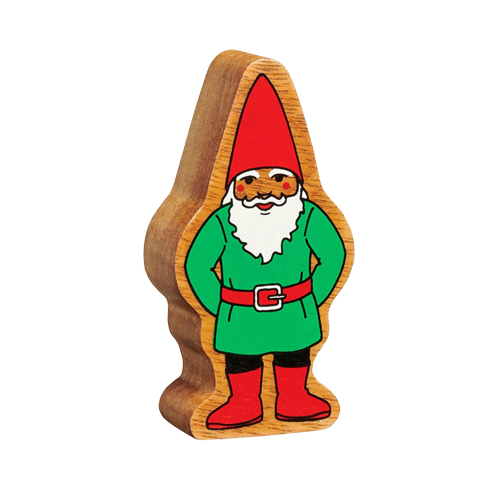 Natural Green and Red Gnome