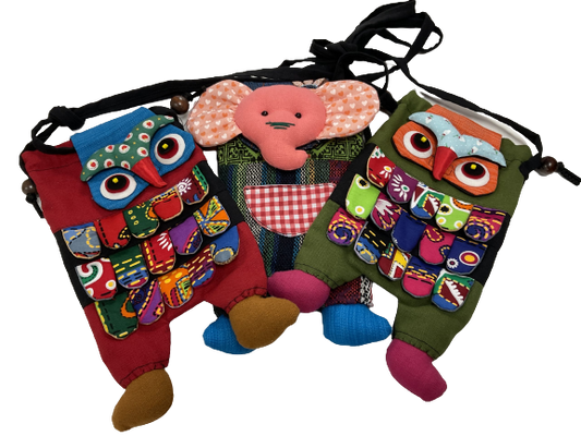 Animal Fabric Shoulder Bag