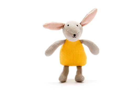 Organic Cotton Scandi Bunny Rabbit - Mustard