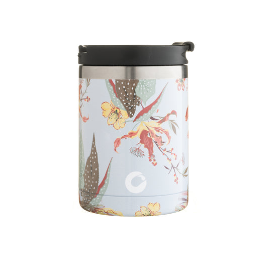 Stainless Steel Thermal Cup - 350ml Straight-up (Wild Lillies)