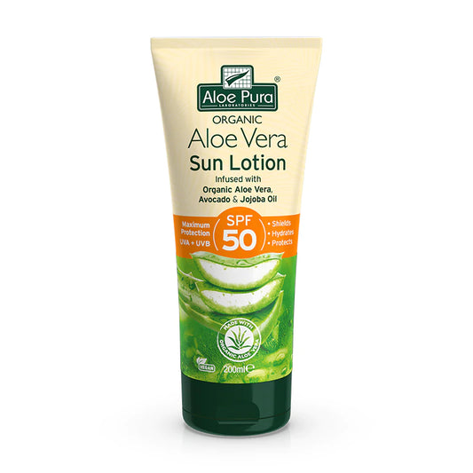 Organic Aloe Vera Sun Lotion SPF 50
